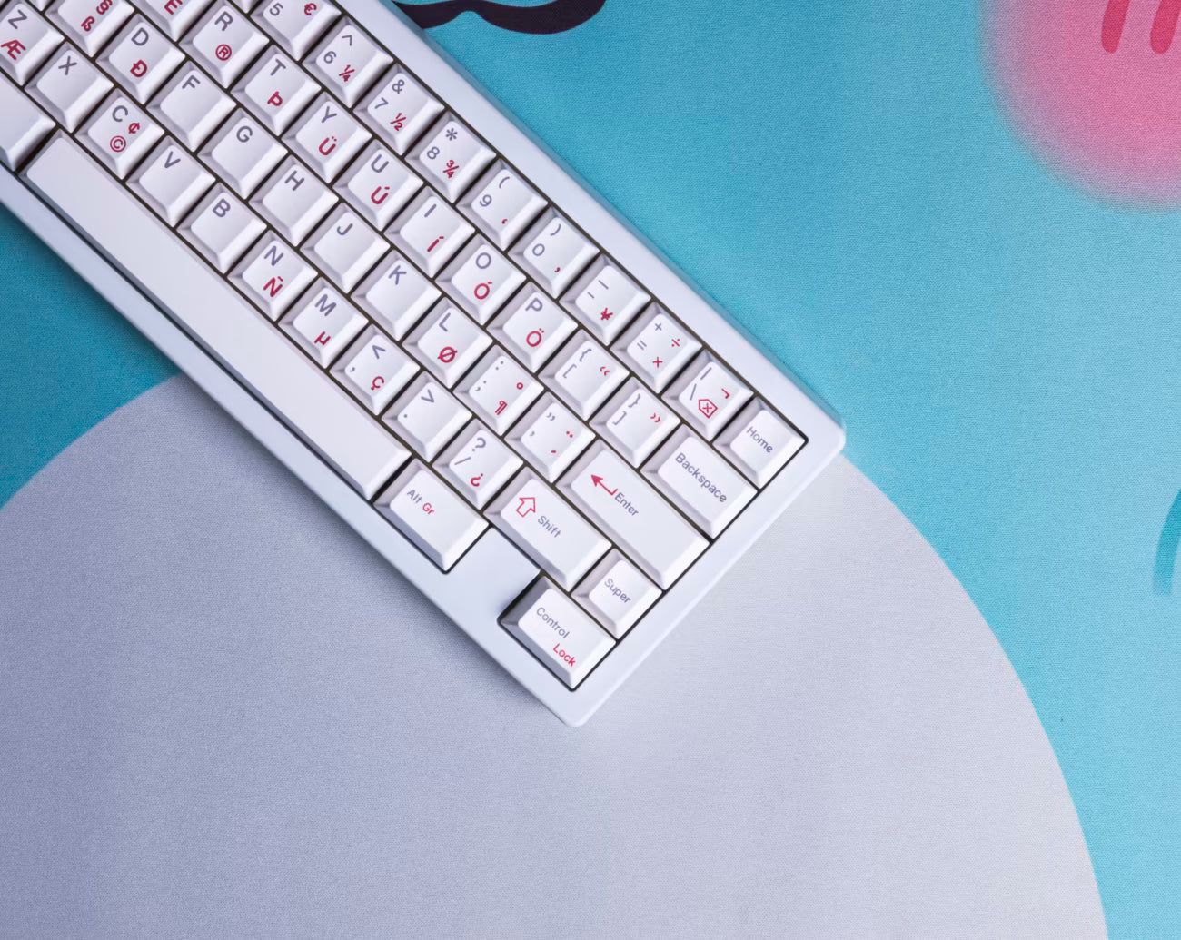 WS GR Irish PBT Keycaps